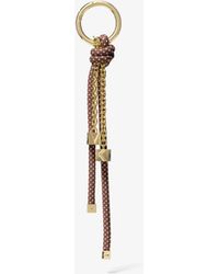 MICHAEL Michael Kors - Mk-Tone And Speckled Cord Bag Charm - Lyst