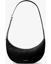 Michael Kors - Avra Medium Convertible Sling Crossbody Cross Body Handbags, Leather/Polyester - Lyst
