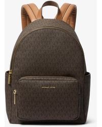 MICHAEL Michael Kors - Mk Tanner Medium Signature Logo Backpack - Lyst