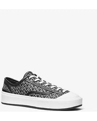 MICHAEL Michael Kors Jude Signature Logo Sneaker in White | Lyst