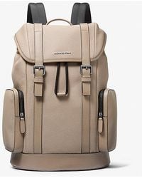 Michael Kors - Hudson Pebbled Leather Backpack - Lyst