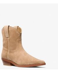 MICHAEL Michael Kors - Mk Noemie Leather Boot - Lyst