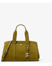 Michael Kors - Romee Small Suede Satchel - Lyst