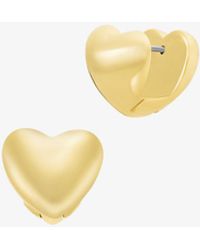 Michael Kors - Mkpendientes Con Forma De Corazón Abombado - Lyst