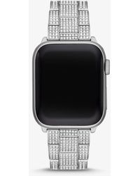 Correa dorada con incrustaciones para Apple Watch® Michael Kors de color  Metálico | Lyst