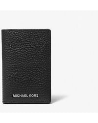 Michael Kors - Hudson Leather Bi-fold Card Case - Lyst