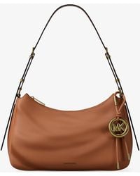 Michael Kors - Mk Nolita Medium Pebbled Leather Shoulder Bag - Lyst