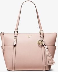 MICHAEL Michael Kors - Mk Sullivan Large Saffiano Leather Top-Zip Tote Bag - Lyst