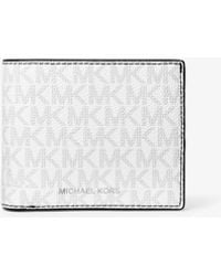 Michael Kors - Cooper Logo Billfold Wallet With Passcase - Lyst