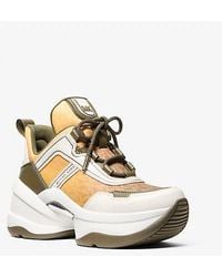 Michael Kors - Olympia Ombré Signature Logo Trainer - Lyst