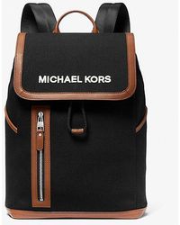 Michael Kors - Mk Brooklyn Cotton Canvas Backpack - Lyst