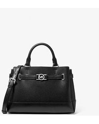 Michael Kors - Reed Small Pebbled Leather Satchel - Lyst
