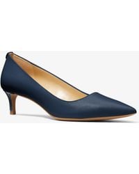 MICHAEL Michael Kors - Alina Flex Leather Kitten Pump - Lyst