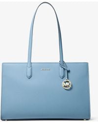 MICHAEL Michael Kors - Mk Scarlett Medium Pebbled Leather Tote Bag - Lyst
