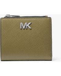 Michael Kors - Edison Scratch-Resistant Crossgrain Leather Wallet - Lyst