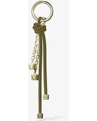 Michael Kors - Mk-Tone And Speckled Cord Bag Charm - Lyst