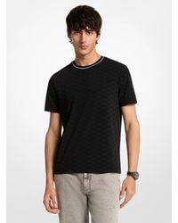 Michael Kors - Mk Logo Jacquard T-Shirt - Lyst