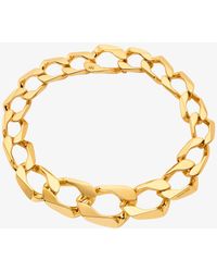 Michael Kors - Precious-Metal Plated Brass Curb Link Necklace - Lyst
