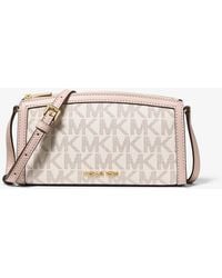 Michael Kors Outlet - Mk Borsa A Tracolla Jet Set Media Con Logo - Lyst