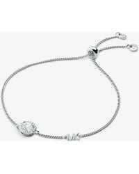 Michael Kors Precious Metal-plated Sterling Silver Pavé Oversized Michael Kors Precious Metal-plated Sterling Silver Pavé Oversized