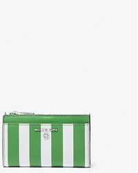 Michael Kors - Jet Set Charm Striped Card Case - Lyst