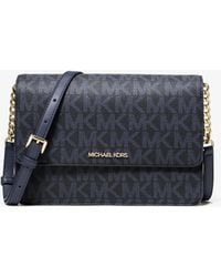 Michael Kors Outlet - Mk Daniela Large Signature Logo Crossbody Bag - Lyst