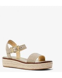 MICHAEL Michael Kors - Mk Richie Glitter Chain-Mesh Espadrille - Lyst