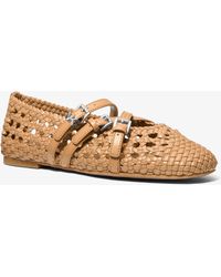 MICHAEL Michael Kors - Mk Indy Flex Woven Ballet Flat - Lyst