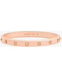 Michael Kors - Mk Logo Bangle - Lyst