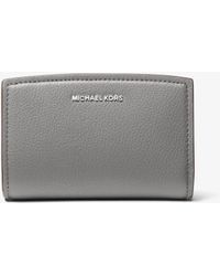 MICHAEL Michael Kors - Mk Bryant Medium Pebbled Leather Wallet - Lyst
