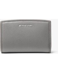 MICHAEL Michael Kors - Mk Bryant Medium Pebbled Leather Wallet - Lyst