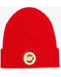 MICHAEL Michael Kors - Ribbed Wool Beanie - Lyst