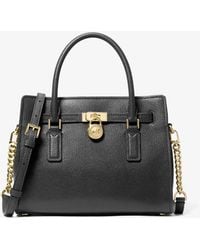 MICHAEL Michael Kors - Mk Hamilton Moderne Small Leather Crossbody Bag - Lyst