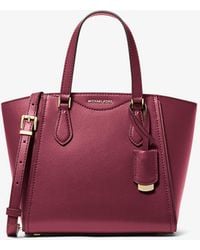 MICHAEL Michael Kors - Mk Taryn Small Leather Convertible Crossbody Bag - Lyst