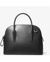 Michael Kors - Kaitlin Large Leather Dome Satchel - Lyst