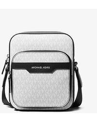 Michael Kors - Hudson Mini Signature Logo Flight Bag - Lyst