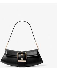 Michael Kors - Colby Small Leather Convertible Clutch - Lyst
