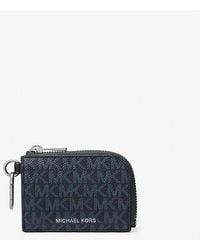 Michael Kors - Logo Wallet And Keychain Gift Set - Lyst