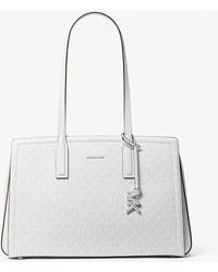 MICHAEL Michael Kors - Mk Borsa Tote Laila Media Con Logo - Lyst