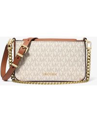 MICHAEL Michael Kors - Bryant Small Signature Logo Convertible Pochette - Lyst
