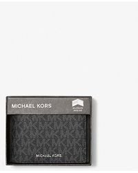 Michael Kors - Mk Harrison Logo Billfold Wallet With Passcase - Lyst