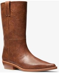 Michael Kors - Farren Distressed Boot - Lyst