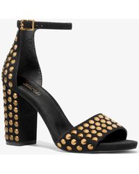 raquel studded suede sandal