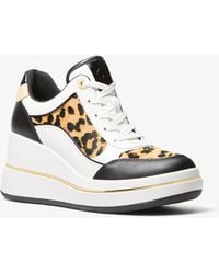 MICHAEL Michael Kors - Emmy Wedge Trainer Sneaker - Lyst