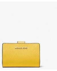 Michael Kors - Medium Crossgrain Leather Wallet - Lyst
