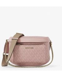 Michael Kors - Slater Medium Signature Logo Sling Pack - Lyst