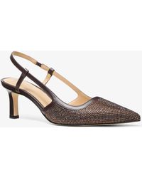 MICHAEL Michael Kors - Mk Alora Suede Slingback Pump - Lyst