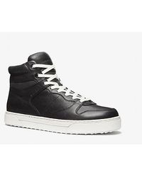 Michael Kors - Barett Leather High-top Sneaker - Lyst