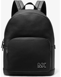 Michael Kors Cooper Pebbled Leather Backpack - Black