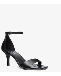 Michael Kors - Jaida Leather Sandal - Lyst